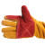 出极   牛皮电焊手套 防烫隔热焊接手套 二层牛皮革袖手套 颜色随机 单位：双 黄色耐磨焊接手套加长60CM 