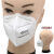 9600防尘口罩工业粉尘灰尘防雾霾一次性口罩男女打磨工厂劳保口罩 联友白色(头戴款) 50只