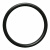 驼铃纵横 MFJ0737 丁腈O型圈密封圈 线径2.4mm黑色防水耐油密封胶圈 （100个） 优质丁晴外经57*2.4 