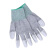 安美尚（AMS）碳纤维涂指手套薄款无尘电子劳保透气手套定做 L码
