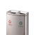 南 GPX-218E 分类环保垃圾桶 地铁车站分类不锈钢垃圾桶垃圾箱果皮桶 砂银钢 容量80L