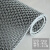 洁力（Clean Power）地垫PVC塑料防滑垫 防水地毯垫多拍不截断定制/0.1平米 大S纹灰色