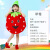 香果兔水果服装儿童环保时装走秀表演服幼儿园蔬菜造型玉米辣椒演出衣服 草莓 130码