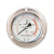 耐震压力表YN100ZT轴向带边表盘固定式压力表气压水压油压液压表 压力-0.1~0.3Mpa