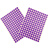 玛仕福 圆点不干胶贴纸 彩色色标分类记号定位标签贴10mm紫色（2475贴/包）