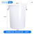 尚留鑫 塑料桶160L白色无盖圆桶大容量储水桶收纳桶
