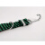 京棣工品 牛筋绳 橡皮筋绳 弹力捆绑绳 捆绑带钩绳 3cm×2m 绿黑 