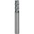 韩纳68度钨钢铣刀4刃不锈钢钛合金专用立铣刀加工中心CNC数控刀具 8.0x30x8x75-4F