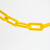 赫思迪格 路锥链条 警示塑料链条 雪糕筒连接件警戒隔离链条 (6mm黄黑-5米) HGJ-1807
