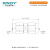 XINQY 芯启源2.92-2.4mm 射频同轴转接器 DC-40GHz不锈钢转换头 测试互转适配器 2.92公头-2.4公头