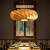 现代中式吊灯北欧客厅卧室餐厅茶室饭店吧台楼梯艺术装饰餐桌吊灯 深色φ50*H20cm