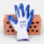 星宇（XINGYU）N518 丁腈浸胶涤纶手套 防滑耐磨透气耐油耐酸碱 蓝色 M码 1付