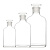  铸固 试剂瓶 小口试剂瓶实验室用细口瓶窄口瓶 棕色 500ml 