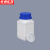 京洲实邦 分装试剂瓶 实验室密封大容量带内盖塑料瓶 20个装250ml乳白色ZJ-1365