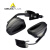 代尔塔 103008 隔音耳罩 F1铃鹿防噪音耳罩 需搭配安全帽使用 黑色 1副