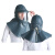 胜丽 披肩有机玻璃面罩劳保面具 透明 1件 PJBLMZ 企业专享