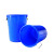 兰诗（LAUTEE）DA2145 大号塑料桶工业储存胶桶带盖圆形储水桶  白色60升【无盖】