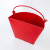 加厚型消防黄沙桶烤漆锹桶铁桶消防器材 消防半圆桶专用桶 8L圆桶