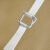 纤维打包带柔性聚酯纤维打包带柔性打包带捆绑带包装带手工动白色 16mm宽（850米卷）
