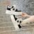 都市码头（CITY MARINA）品牌厚底增高板鞋女春季新款百搭小白鞋韩版小众休闲松糕女鞋 米白色 36