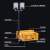 熙消天下 YSR6118移动照明系统 现场勘查工具点检扫描LED箱式升降充电折叠工作灯2*60W/DC21.6V