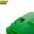 京洲实邦 100L绿色厨余垃圾 垃圾分类垃圾桶 国标干湿垃圾分类户外塑料垃圾桶 JZ-LJT10005