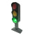 红绿灯玩具发声亮灯语音儿童玩具信号交通标志指示牌教具 12cm亮灯语音播报 标配