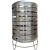 04不锈钢水箱水塔保温储水罐加厚消防方形圆形卧式立式太阳能 8吨立式04平底