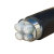 FIFAN 3+1铝电缆4芯铝电缆线YJLV22电压0.6/1KV铠装地埋线 3*16+1*10平方