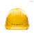 埠帝海华A3安全帽工地国标透气工地头盔电力工程安全帽安全生产工作帽 A3白色旋钮帽衬