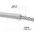 304不锈钢钢丝绳包塑超细软钢丝线包胶晾衣绳子大棚遮阳网葡萄架 包塑1.5毫米100米+30个铝套