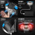 洛港 感应豪华版 白红双光 黑配充电头 LED头灯强光充电感应超轻头戴式手电筒超亮夜钓捕鱼专用灯