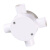 联塑（LESSO）管四通圆接线盒(带盖)PVC电工套管配件白色 65×40/4/Φ16/40