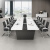 会议室长桌10人简约现代培训桌条形桌椅子带会议桌椅组合定制 6米*1.米