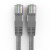 沃德森超五类网线 高速CAT5e百兆网络连接线 电脑网络跳线 超五类跳线 灰色3米