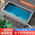 不锈钢拖把池可移动落地式洗拖布池地盆卫生间阳台洗墩布池子 固定拖把池加长100cm