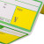 冰禹 商品价格标签纸 市标价签药店商店货架产品价格签 绿色(70mm*38mm*500张) BYK-313