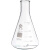 高硼硅玻璃具挡板三角烧瓶三凹摇菌瓶 振荡瓶 混匀瓶 蜀牛三角摇瓶250ml(侧面槽)