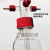 螺口洗气瓶GL45气体洗瓶缓冲瓶密封耐腐250/500/1000ml安全瓶包邮定制 100mL红盖整套