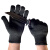 保罗岚芝 防割手套5级一根钢丝手套多用途防切割5级防护劳保手套 黑色 XL（1双） 