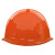 伟光 安全帽 新国标 ABS透气夏季安全头盔 圆顶玻璃钢型 工地建筑 工程监理 电力施工安全帽 圆顶透气橘色