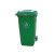 户外垃圾桶大号加厚塑料100l120240升室外商用环卫分类小区带盖桶 240L标准款+盖+轮