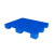恬晨牌1200x800x140mm蓝色九脚网格塑料托盘仓储托盘塑料垫板仓库塑料托盘塑胶垫板塑胶托盘（11个装）