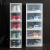 宝巢(BAOCHAO)鞋盒收纳透明磁吸篮球鞋防尘防潮防氧化大号高帮aj鞋柜车载储物箱 白色（38*26*20cm) 4个装