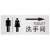 不锈钢洗手间标识牌 男女化妆室厕所指示牌 高档金属标志 原色-右边-【洗手间】 30x12cm