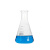 鹿色三角烧瓶实验室锥形广口烧瓶高硼硅加厚玻璃锥形瓶（10个价）