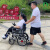 上海BEIZ贝珍电动轮椅车老年人残疾人家用医用双人专用代步车折叠轻便锂电池坐便智能全自动铝合金旅游款 升级四轮铝合金+20A锂电池/约跑55里停坡不溜