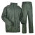 分体绿雨衣橄榄绿抢险救援户外保安徒步雨衣 单位绿雨衣有口袋 XXXL