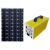 定制适用小型太阳能发电系统220v光伏板300w功率设备发电机户 主机+20AH电池+50W太阳能板 送2组灯具