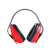 3M 1425噪音耳罩柔软衬垫贴合舒适30db可搭配降噪耳塞红色1副装